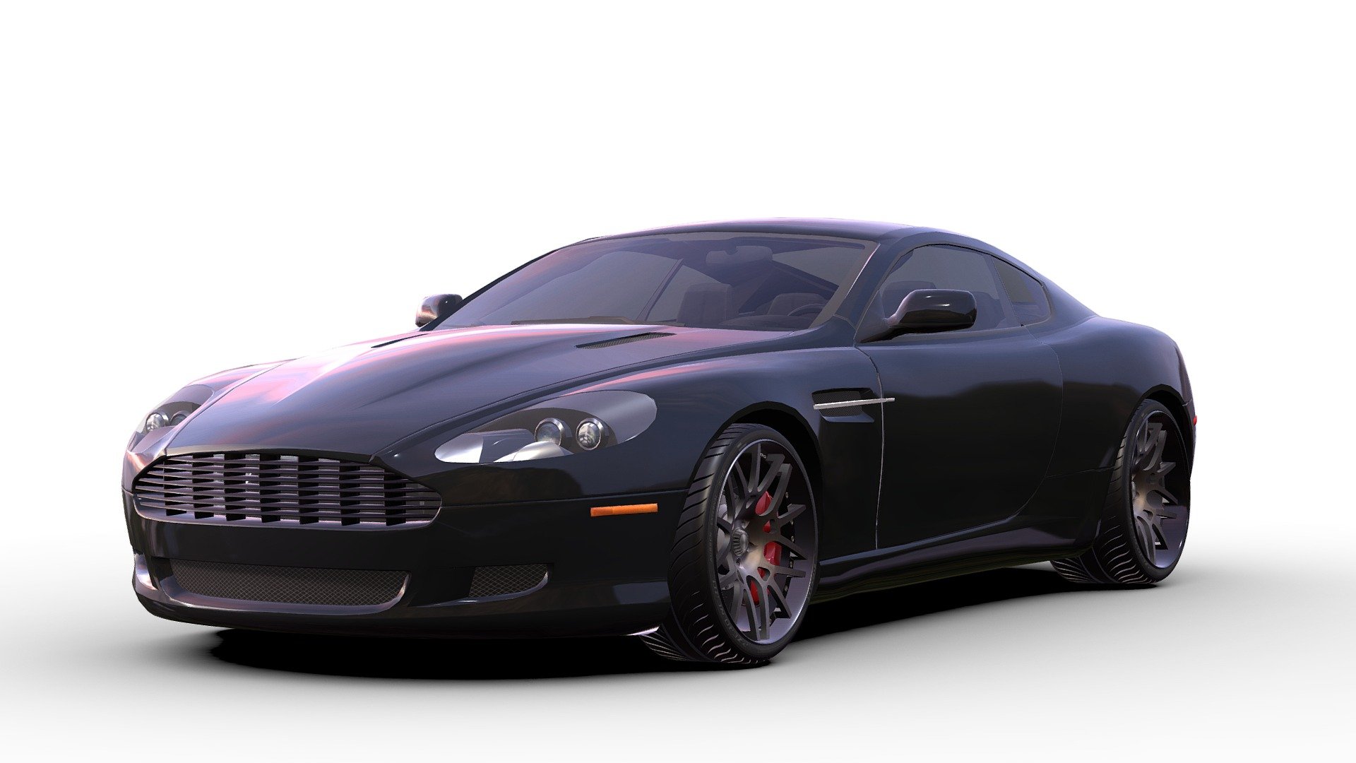 Aston Martin DB9 - 3D model by zizian 3d model