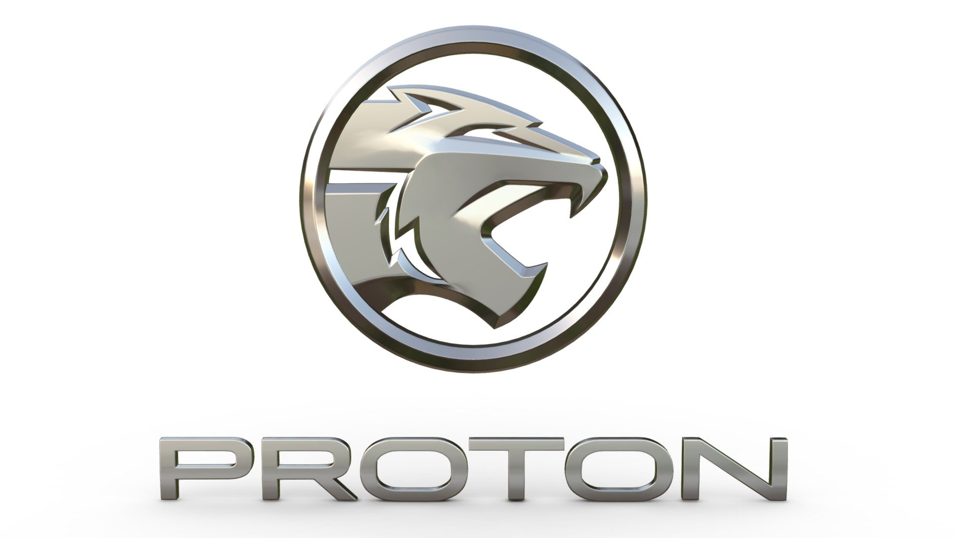 Proton Logo - 3D model by PolyArt (@ivan2020) 3d model