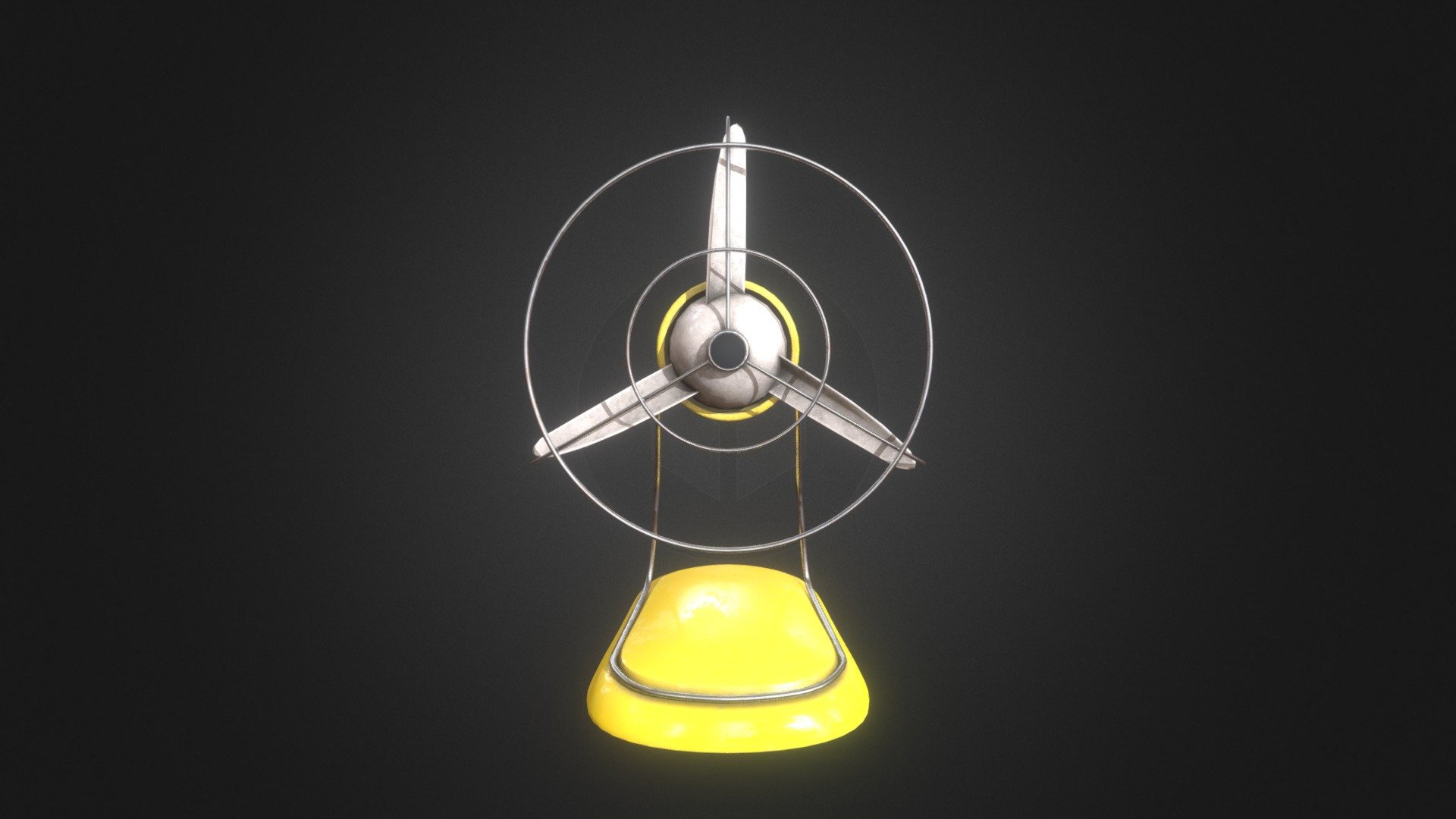 Electric Fan inspired by a Pifco model.

This is part of a set of Mid Century Modern objects I challenged myself to complete in a few days 3d model
