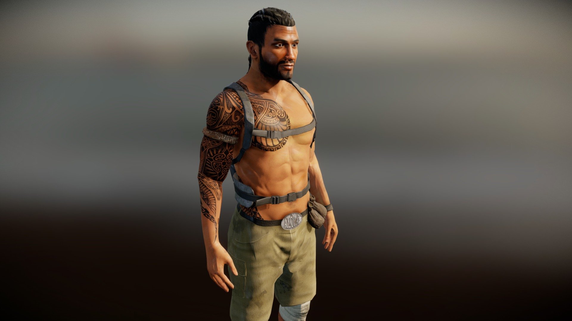This is the main character of our upcoming Nightmarchers game built in Unreal. 
http://www.nightmarchersgame.com/ - Kai - 3D model by Eric Claeys (@Turknor) 3d model