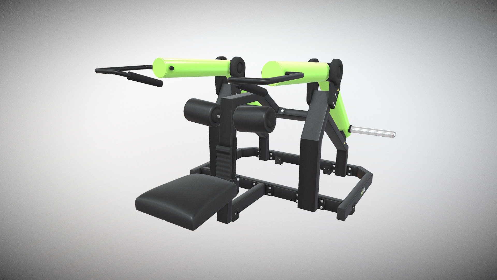 Effective exercise position for full activation of triceps and pectoral muscles. Each arm can be moved individually, which ensures a balanced muscle structure and also allows for a separate training. Thigh rollers for a stable seating position.
http://dhz-fitness.de/en/plate-loaded#Y960 - SEATED DIP Y960 - 3D model by supersport-fitness 3d model