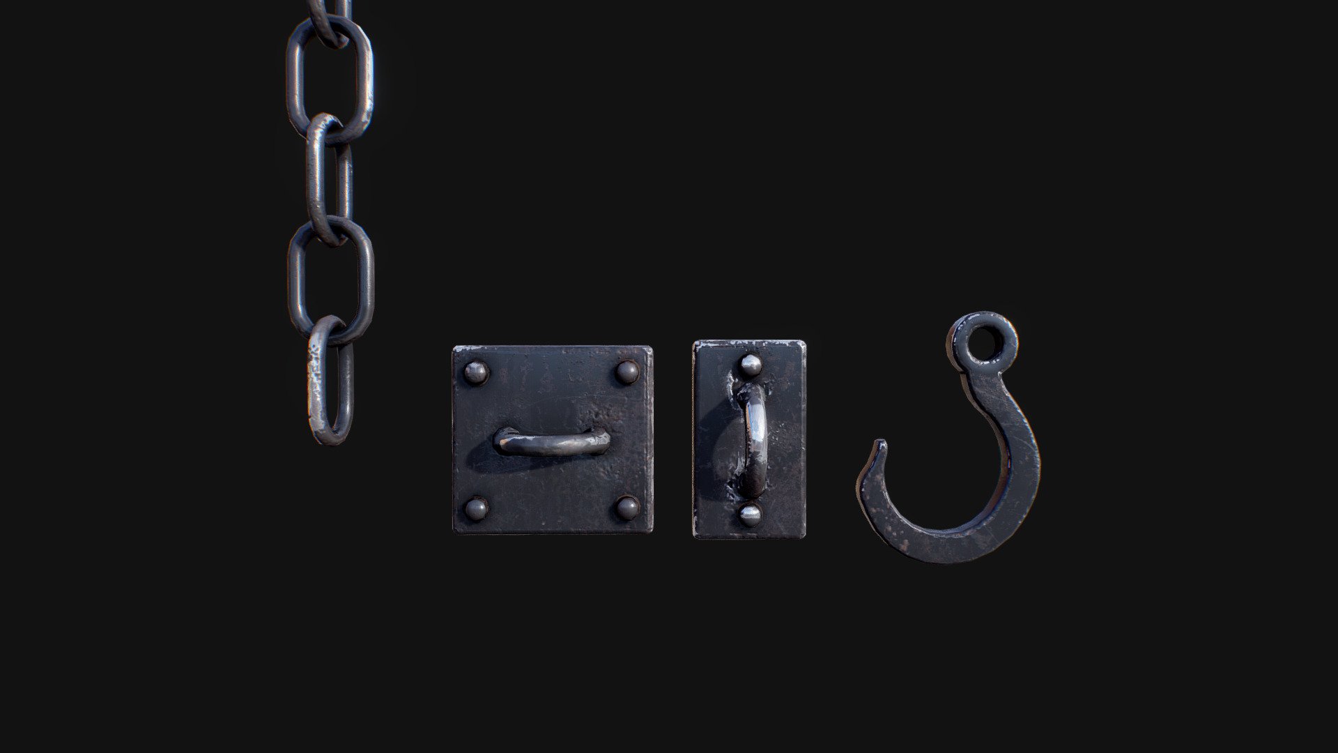 Additional parts for my bondage horse model.
1k - Chain and hook for bondage/wall meshes - 3D model by Siberia (@LtxxwSibeRia) 3d model