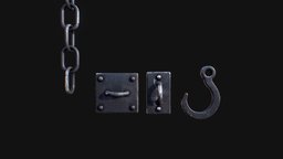 Chain and hook for bondage/wall meshes chain, bdsm, bondage, horse, wall, noai