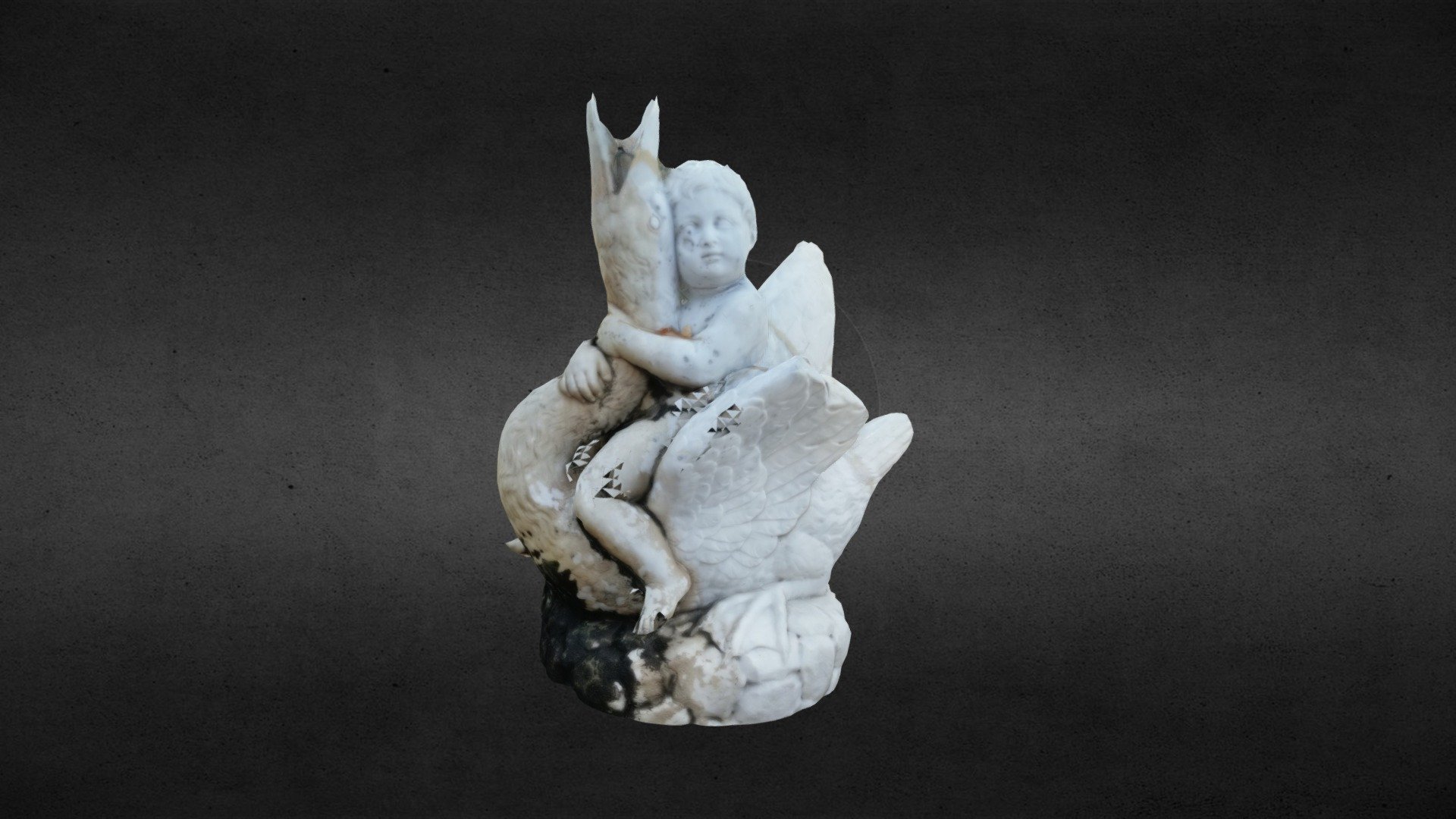 The boy on the swan for the 3D modelling and Photogrammetry project 3d model