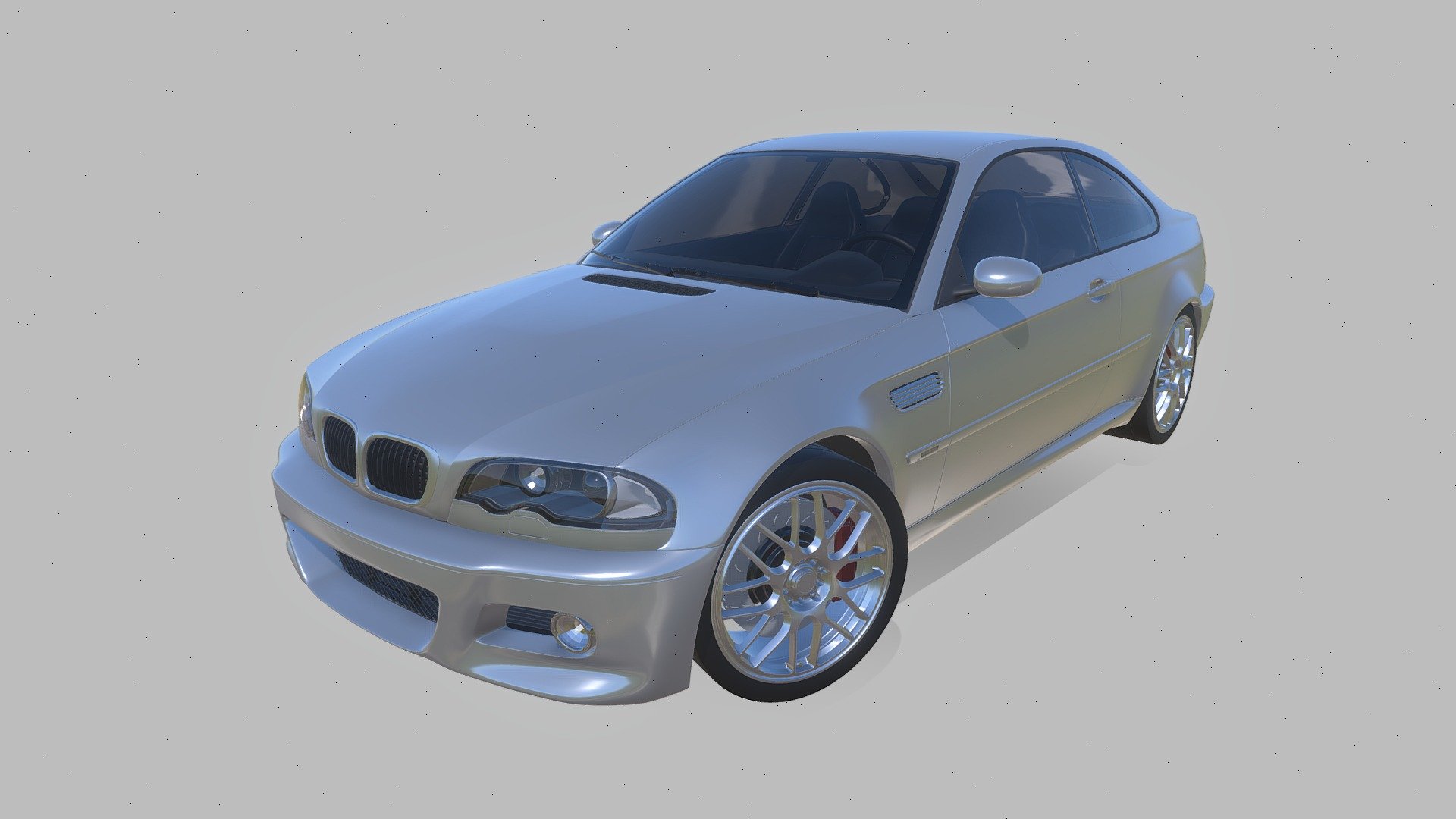 Bmw M3 E46 - 3D modeled using Blender 3D just for practicing and personal improvement on automotive design

High poly - No modifiers applied

Rough interior

Simple materials

File contains UV unwrapped textures (on the tires) with packed image texture

3D modeling timelapse HERE - BMW M3 E46 - Download Free 3D model by Márcio Meireles (@marciomeireles) 3d model