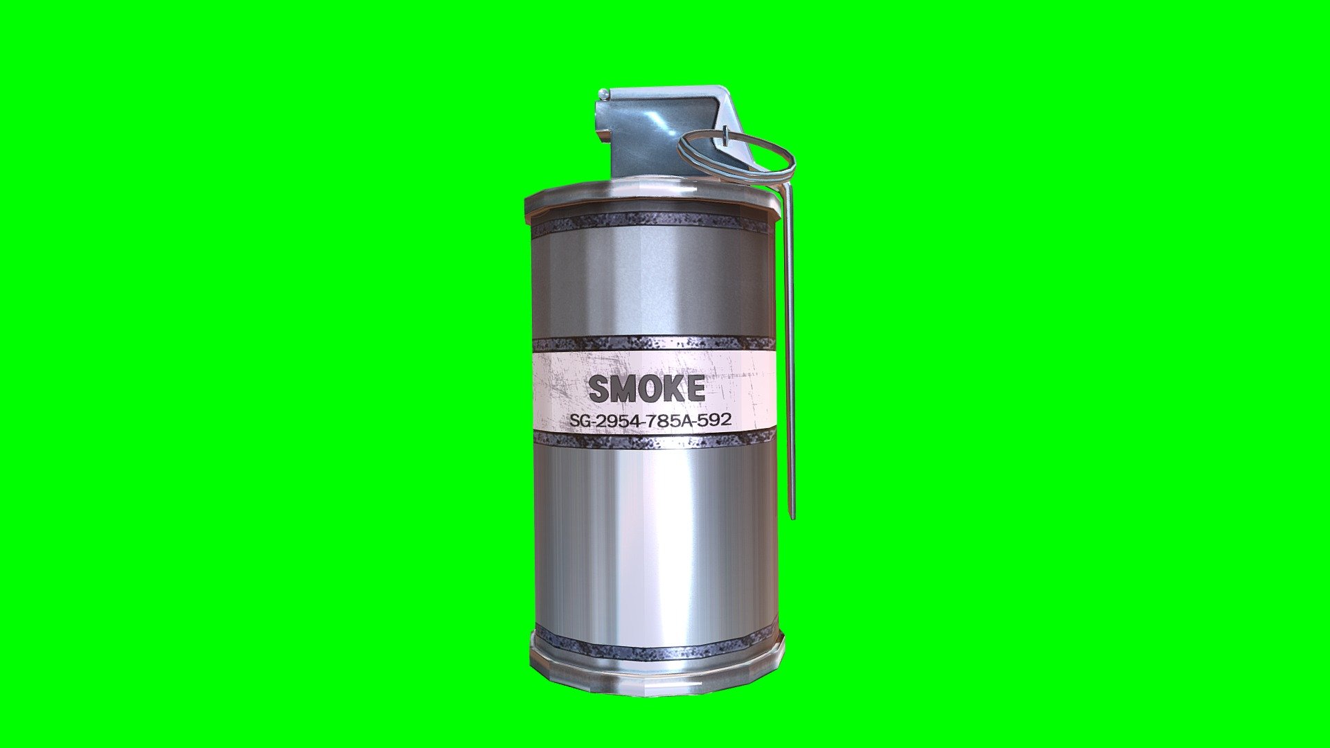 SMOKE-ULTIMATE SILVER WHITE - 3D model by AlxDemento 3d model