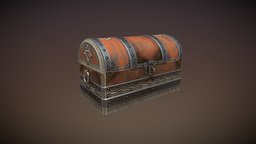 Chest storage, wooden, chest, tools, furniture, props, unity, unity3d, home, wood, interior