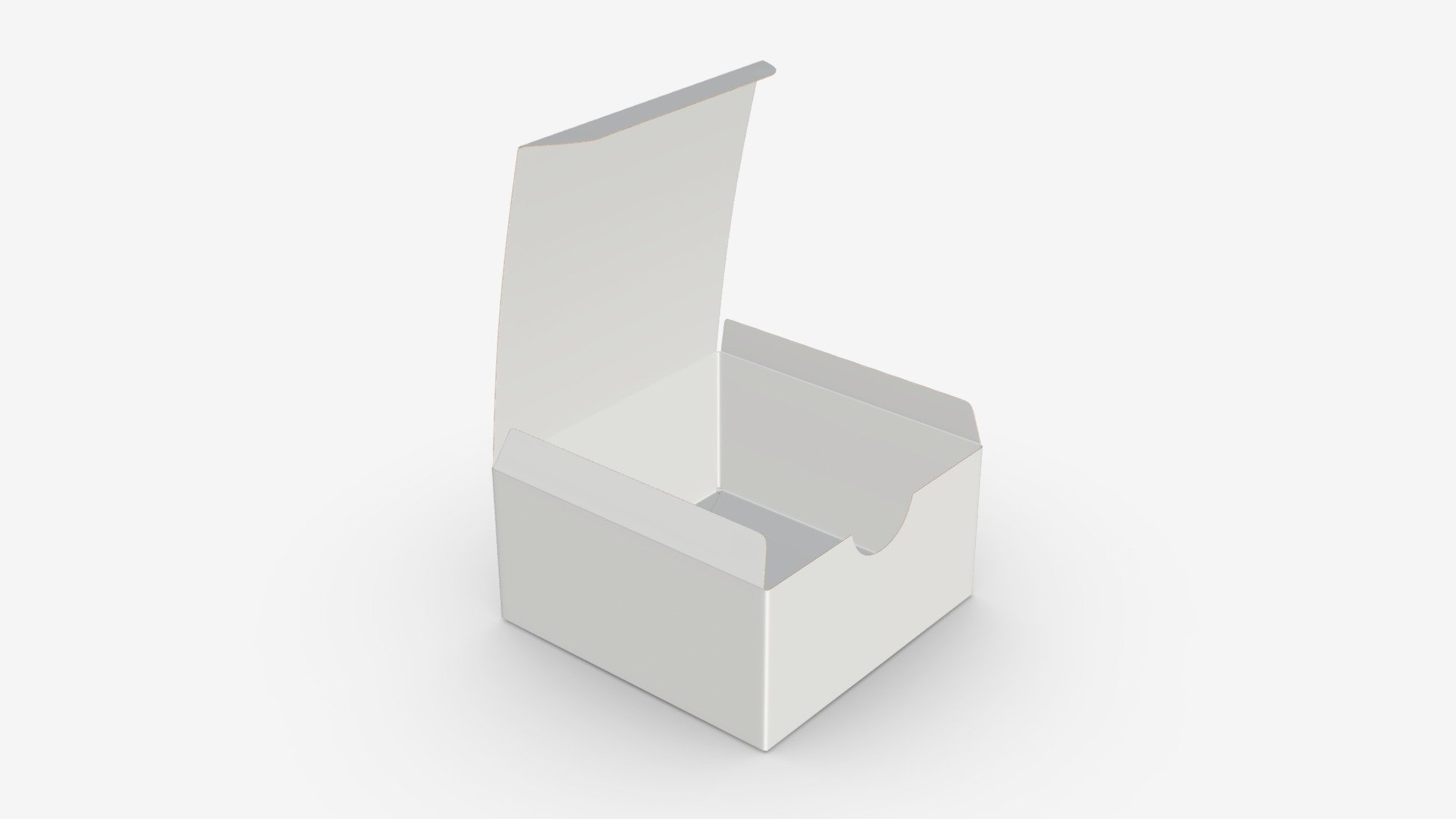 Paper gift box opened - Buy Royalty Free 3D model by HQ3DMOD (@AivisAstics) 3d model