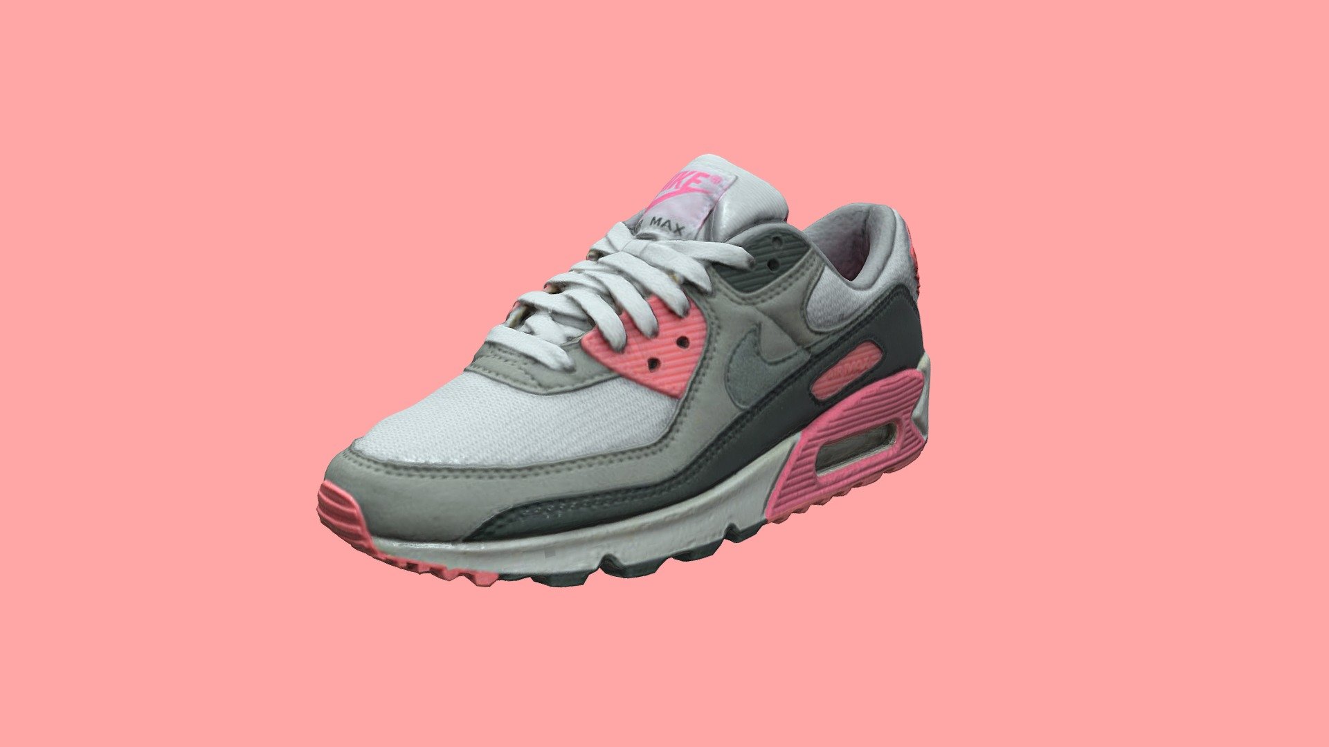 Photogrammetry of a Nike Air Max 90.

Model created with photogrammetry for some experimental clips used in a company profile video for Suede Store, a streetwear and sneaker store located in Rome.

Suede website: https://suede-store.com - Nike Air Max 90 - Download Free 3D model by StudioAira! (@studioaira) 3d model