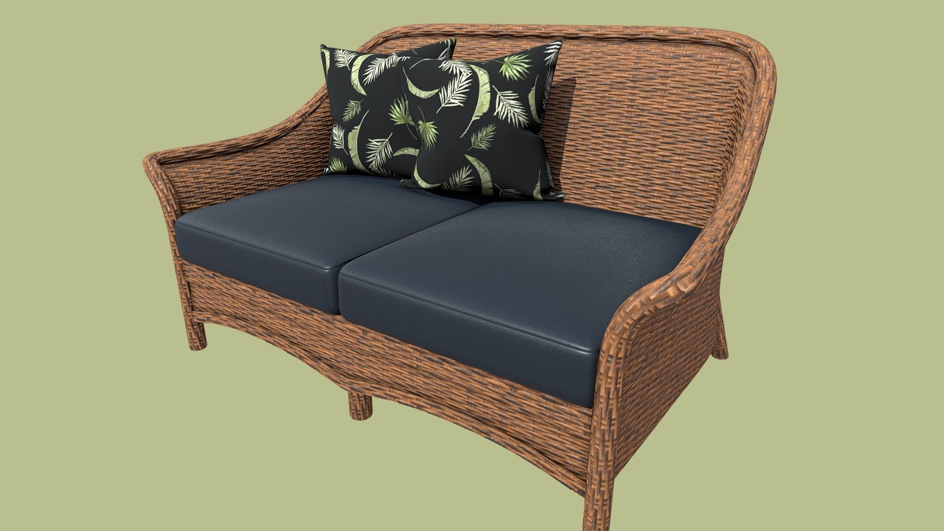 File format: FBX,OBJ,glb

Textures: 2K, 1K (Albedo, Normal, Metallic, Roughness, AO)

Intended use: AR/VR/Gaming

**Real-world scale

Tools used: Blender3D + Substance Painter
 - IRA 2 Seater Sofa - 3D model by monkxperience 3d model