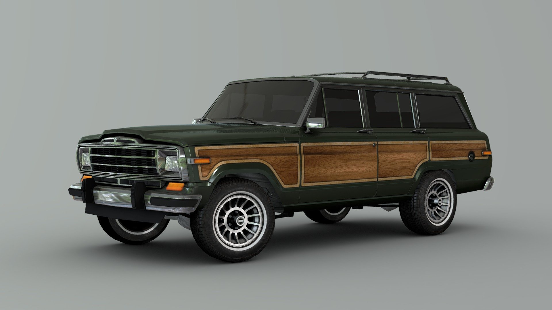 Follow us on instagram 👍🏻

Jeep Wagoneer low-poly 3d model ready for Virtual Reality (VR), Augmented Reality (AR), games and other real-time apps 3d model