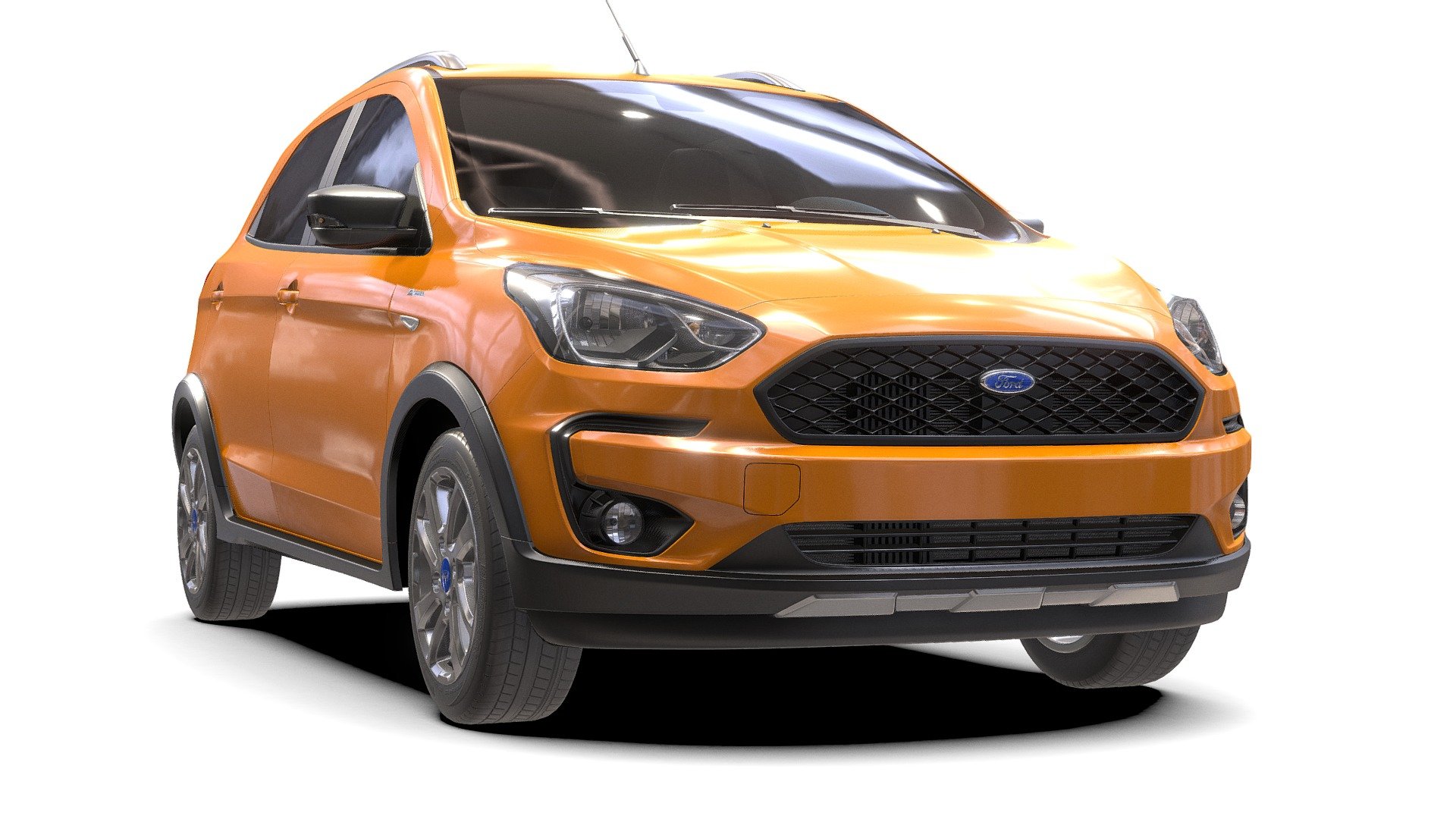 Ford KA+ Active 2019 - 3D model by autoactiva 3d model