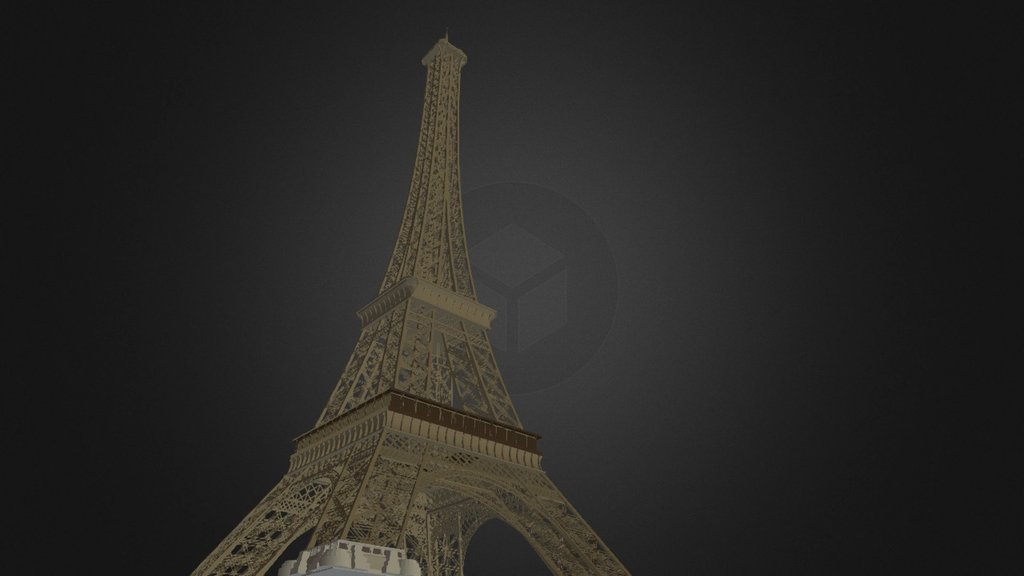 To buy the model go to here.... -link removed- - Eiffel Tower - 3D model by sila3d 3d model