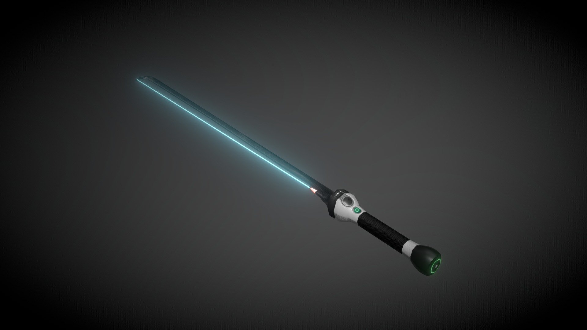 Electric Sword - 3D model by JeffFleetwood 3d model