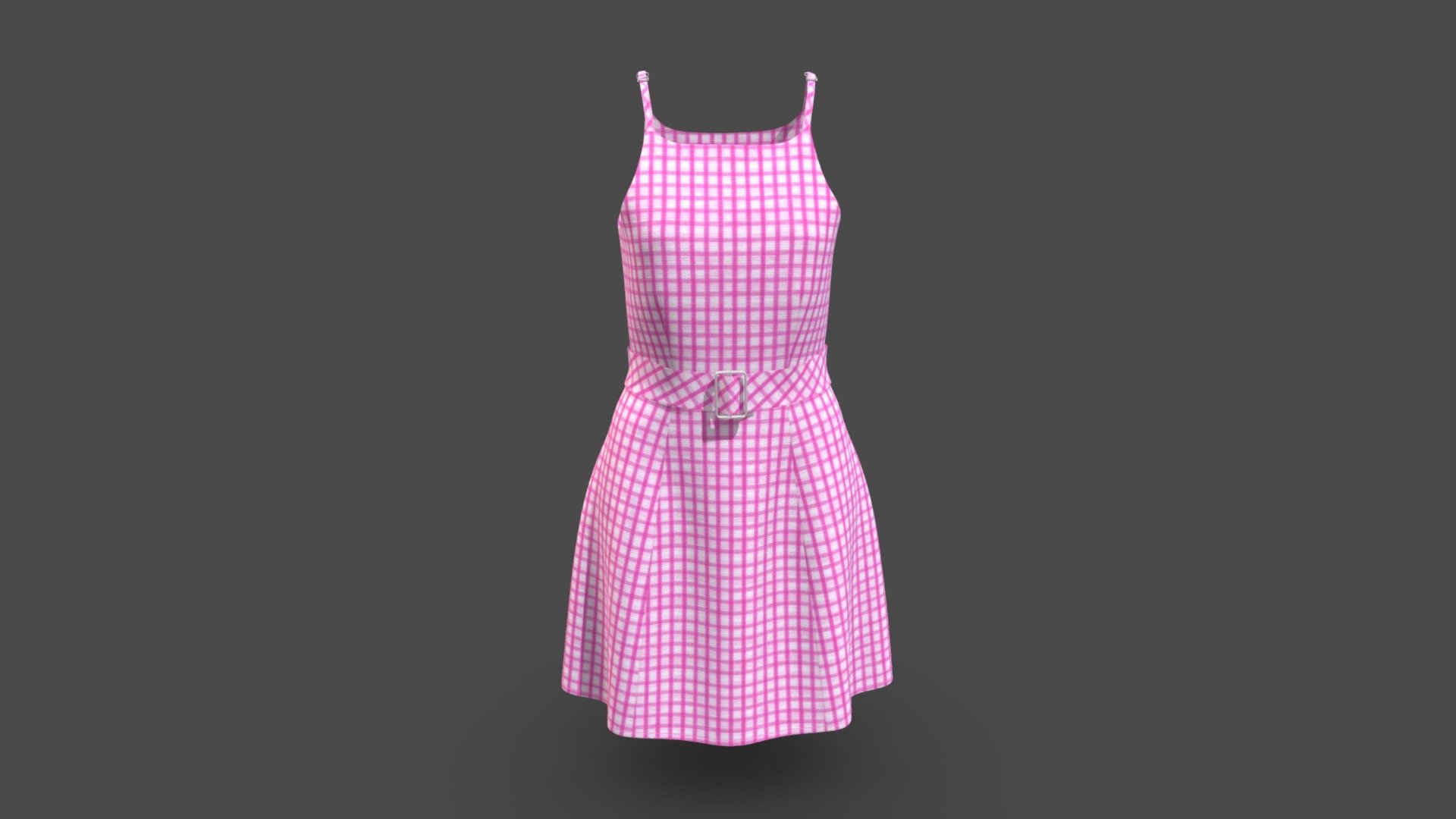 Women Woven Pink Check Barbie Dress
Version V1.0

Realistic high detailed Women Dress with high resolution textures. Model created by our unique processing &amp; Optimized for Web and AR / VR. 

SKU: 11531_3

Features

Optimized &amp; NON-Optimized obj model with 4K texture included




Optimized for AR/VR/MR

4K &amp; 2K fabric texture and details

Optimized model is 2.7MB

NON-Optimized model is 14.3MB

Unit measurement of obj is cm

Woven fabric &amp; print texture details included

GLB file in 2k texture size is 3.34MB

GLB file in 4k texture size is 11.9MB (Game &amp; Animation Ready)

Unit measurement of glb is meter

Suitable for web application configurator development.

Fully unwrap UV

The model has 1 material

Includes high detailed normal map

Unit measurement was inch

Triangular Mesh with 15k Vertices

Texture map: Base color, OcclusionRoughnessMetallic(ORM), Normal

For more details or custom order send email: hello@binarycloth.com


Website:binarycloth.com - Women Woven Pink Check Barbie Dress - Buy Royalty Free 3D model by BINARYCLOTH (@binaryclothofficial) 3d model