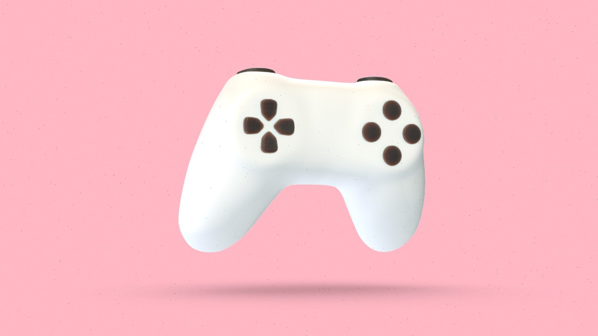 A gaming controller is a handheld device with buttons, joysticks, and other features used to interact with video games and provide a more immersive gaming experience 3d model