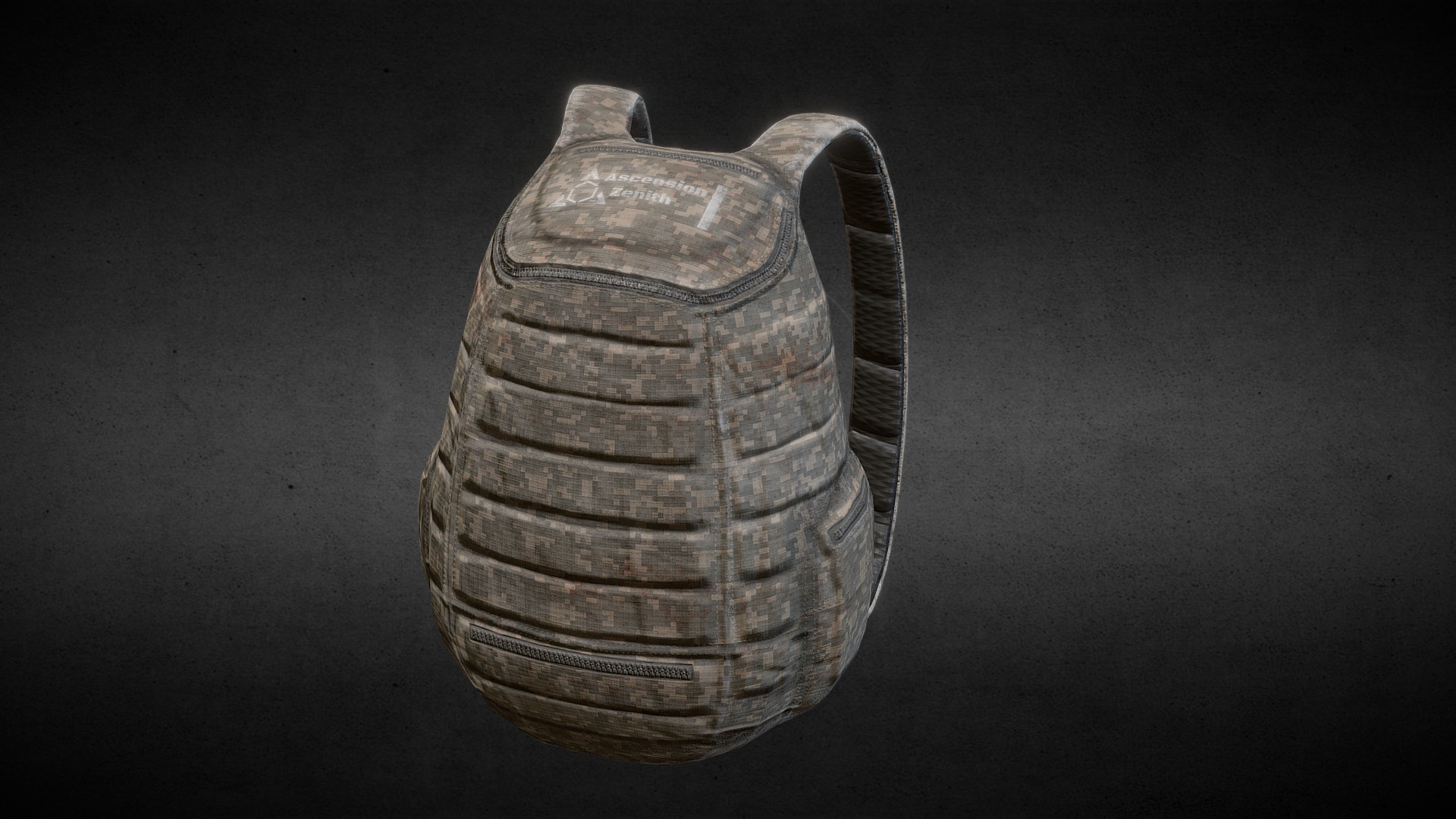 backpack for kojou yhj - backpack kojou - 3D model by acidzenith 3d model