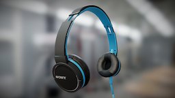 Sony MDR-ZX660 Headphones Turquoise Blue 