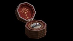 Silver Elvish Ring With Adorned Garnet jewellery, jewelry, silver, elvish, lord-of-the-rings, jewellery-box, red-ring