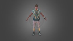 freefire new male 3d model by pace gaming ff