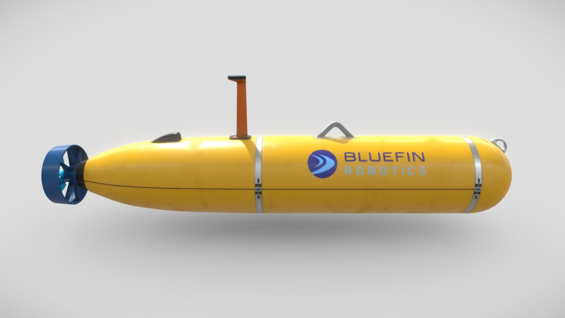 The Bluefin 21 is a AUV developed by Bluefin Robotics (Aquired by General dynamics) 3d model