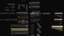 Modular AR15 v2.0 rifle, custom, ar15, weaponsmith, weapon, gun, modular