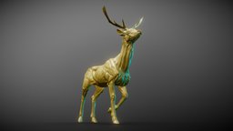 Ethiopian Fawn Deer-Anatomy sculpt, africa, deer, wild, america, african, zbrush-sculpt, ethiopian, zbrush, animal, sculpture, highpoly