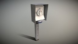 Industrial Power Socket (Low-Poly)