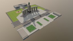 The Soviet War Memorial In Tiergarten Berlin