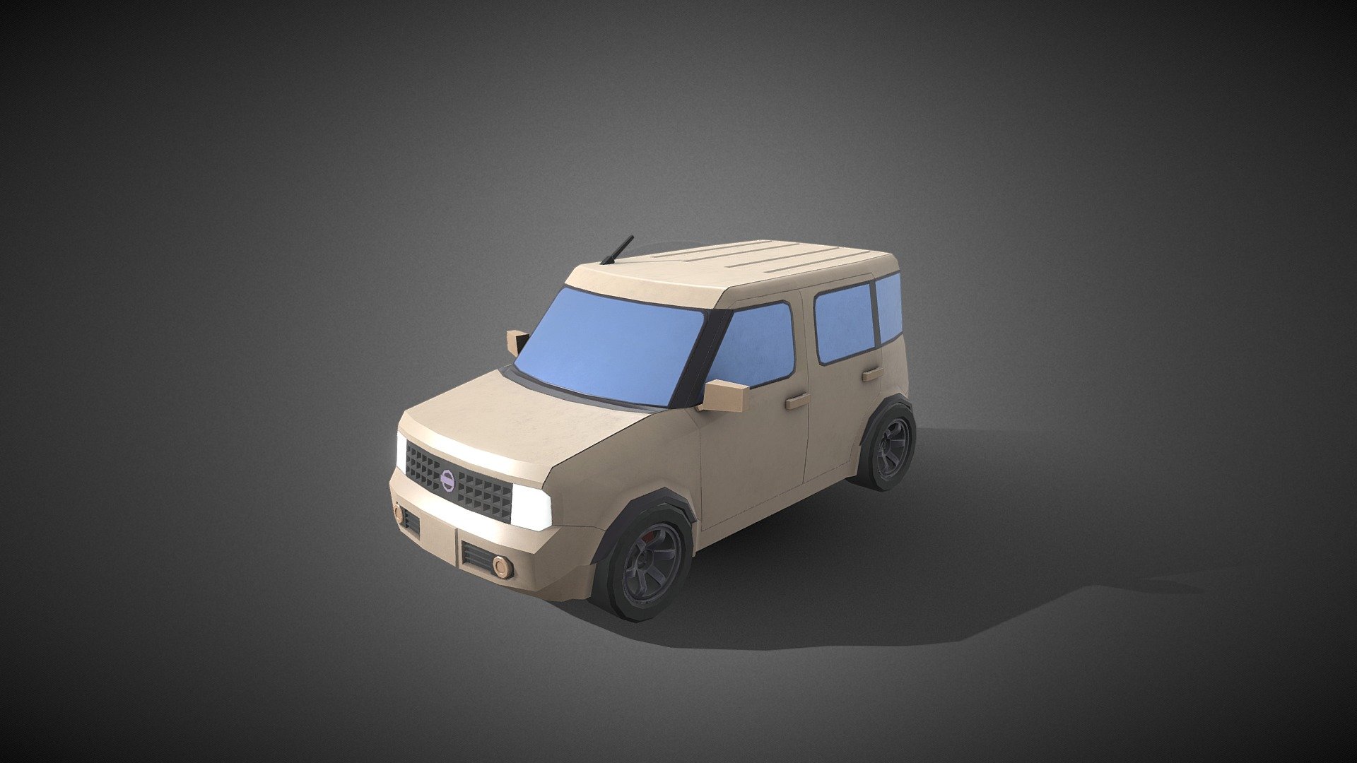 I bought this car two years ago and I decided to model it just to share it to everyone, lol.
It has 4362 faces.
Modeled it in Maya, textured in Substance 3D 3d model