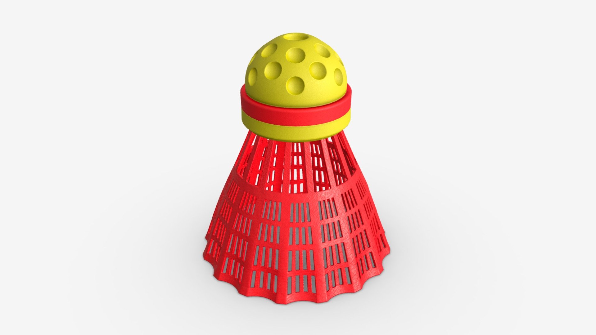 Speedminton Shuttlecock - Buy Royalty Free 3D model by HQ3DMOD (@AivisAstics) 3d model