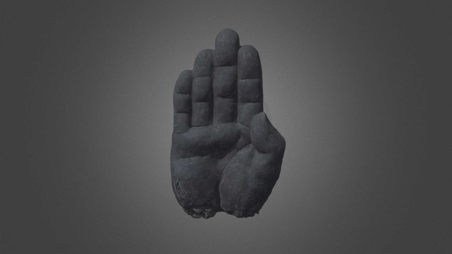 Stone hand - Buy Royalty Free 3D model by misitewang 3d model