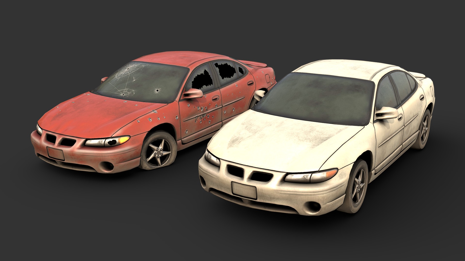 Generic late 1990's sedan, made for a big WIP scene that's set in the late 2000s.

Made in 3DSMax and Substance Painter - 1997 Midsize Sedan - Buy Royalty Free 3D model by Renafox (@kryik1023) 3d model