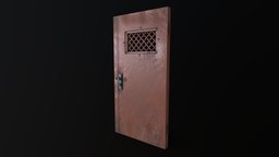 Old Metal Door (low-poly)