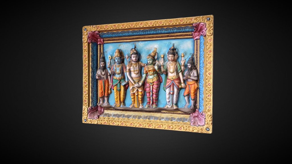 Published by 3ds Max - Hindu Frame - Download Free 3D model by Francesco Coldesina (@topfrank2013) 3d model