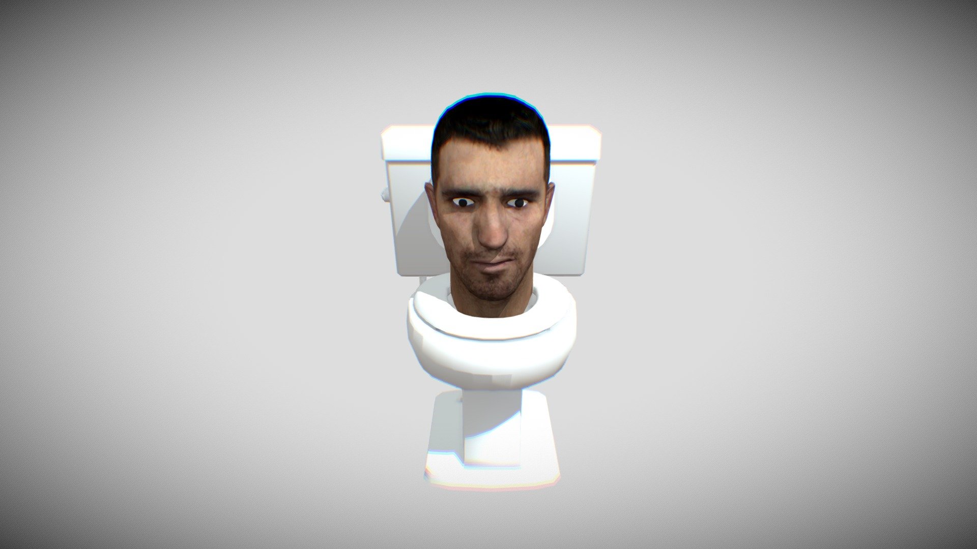 The original Skibidi Toilet model.
Make sure to download the GLB file, if you choose the FBX file the textures may not works 3d model