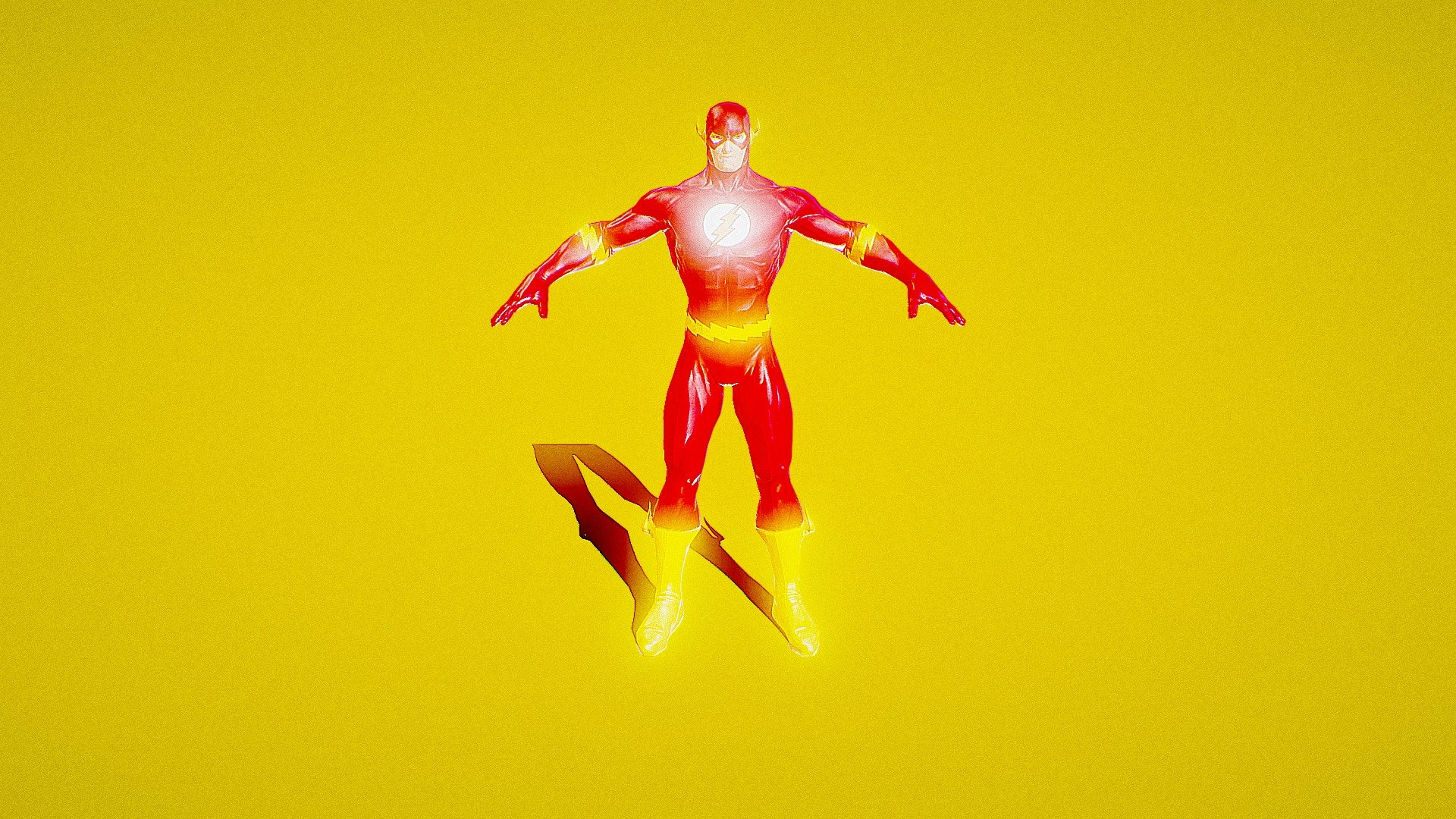 the_flash_barry_allen_dcuo (1) - 3D model by marshall.manz 3d model