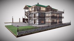 Residence in Mountain mountain, residence, house, building
