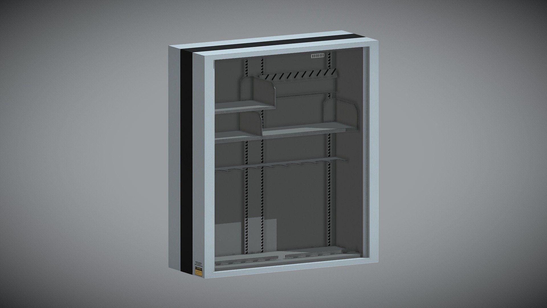 Sci-Fi Furniture Pack AAA: Shelving Unit F (openable)
Textures: 2048x2048, diffuse, normal, specular.

Part of the Sci-Fi Furniture Pack AAA. Available on Asset Store.

About Sci-Fi Furniture Pack AAA:

Complete kit of 18 furniture and interior design items for sci-fi level, science lab, cyberpunk or spaceship environment of AAA-quality.

Most of the models can be colored, opened-closed, disassembled for furniture components and recombined for full customization in a game engine.

Gameready lowpolies baked with love from cinematic highpolies. Each model contain textures: 2048x2048, diffuse, normal, specular. Concept design by of the top AAA artists. Production cost over $10,000. Make your own level design on Unity competitive to Deus Ex: Human Revolution, Deus Ex: Mankind Divided, Syndicate 2012, Mass Effect and Star Citizen benchmarks!

Preview for each of the items attached via Sketchfab (rotate, zoom, enjoy).

（╹◡╹） - Sci-Fi Furniture Pack AAA: Shelving Unit F - Buy Royalty Free 3D model by blackcloudstudios 3d model