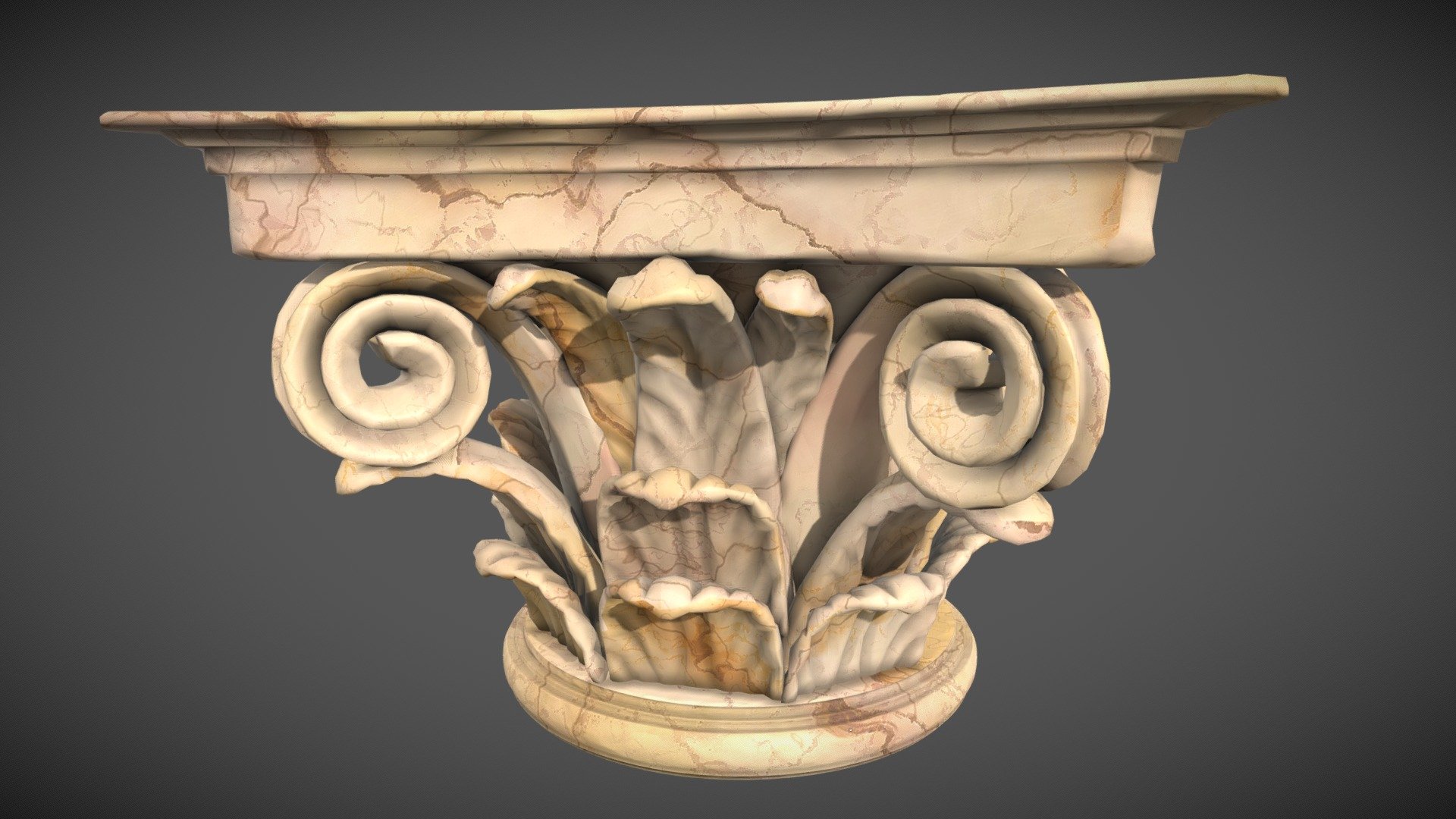 Realistic Ancient Roman Pillar Capital. Part of the Ancient Roman environment collection. Please, feel free to use it in any way. Likes are much appreciated.

Hope you like it.

Tibor - Ancient Roman Pillar Capital - Download Free 3D model by tiborjanas.art 3d model