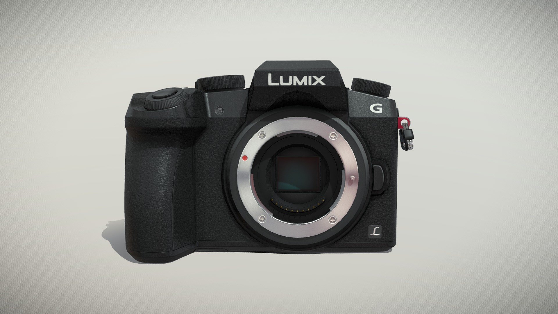 •   Let me present to you high-quality low-poly 3D model Panasonic Lumix DMC-G7 Mirrorless Micro Four Thirds Digital Camera.  Modeling was made with ortho-photos of real camera that is why all details of design are recreated most authentically.

•    This model consists of a few meshes, it is low-polygonal and it has only one material.

•   The total of the main textures is 5. Resolution of all textures is 4096 pixels square aspect ratio in .png format. Also there is original texture file .PSD format in separate archive.

•   Polygon count of the model is – 7667.

•   The model has correct dimensions in real-world scale. All parts grouped and named correctly.

•   To use the model in other 3D programs there are scenes saved in formats .fbx, .obj, .DAE, .max (2010 version).

Note: If you see some artifacts on the textures, it means compression works in the Viewer. We recommend setting HD quality for textures. But anyway, original textures have no artifacts 3d model