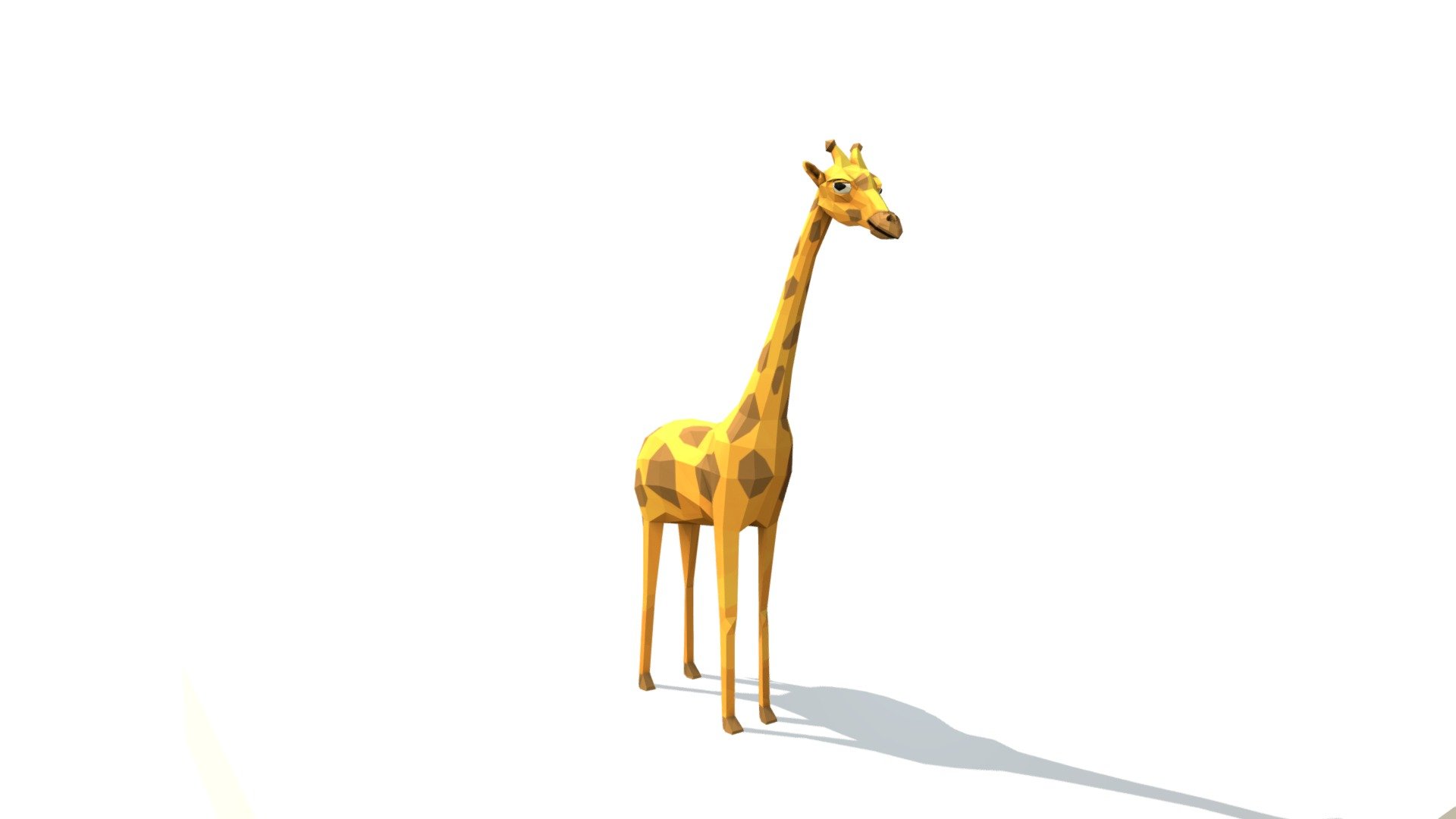 Giraffe - Buy Royalty Free 3D model by nitacawo 3d model