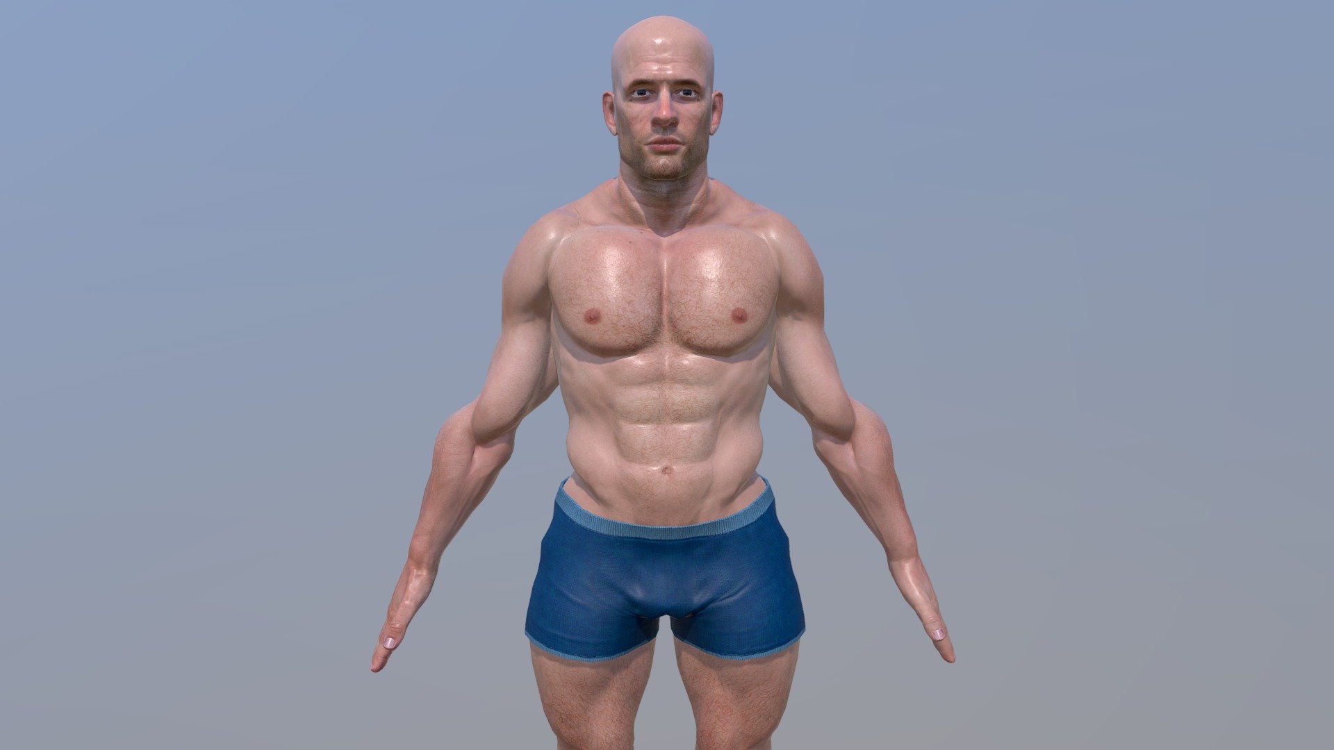 ABRAHAM-CHARACTER


POSES / ANIMATION  *                   :- 4 POSES
                    - 3 ANIMATION



MORPH CONTROLS/ SHAPE KEYS*

                       :-  68 FACE MORPH CONTROLS 
                        -  07 TONGUE MORPH CONTROLS

*NOTES        :

        - NO PLUGINS USED

       - PRODUCT QUALITY IS HIGHERTHAN PREVIEW IMAGES

       - HIGH QUALITY PBR TEXTURES APPLIED

       - UV MAPPED TEXTURES

       - RIGGED ,ANIMATED*



![] - ABRAHAM - Buy Royalty Free 3D model by jasirkt 3d model