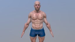 ABRAHAM boy, people, player, boxer, realistic, movie, gentleman, abraham, men, animtion, game-asset, animted, rigged-character, animated-character, relistic, character, cartoon, asset, game, lowpoly, man, male, rigged, highpoly