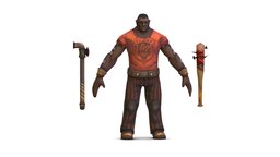 Low Poly Bandit Man Cartoon Character pipe, style, warrior, people, bat, punk, tube, torso, rover, jeans, builder, robber, men, outlaw, scum, powerful, gangster, bully, bandit, bum, denim, thug, menswear, rowdy, highwayman, atletic, bosscharacter, brigand, character, cartoon, man, human, male, rogue, delinquent, skyfi, hooligan, blonde-hair, envelopes, "ruffian", "troublemaker", "workable"