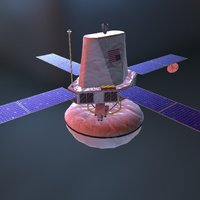 Viking Orbiter mars, orbiter, blender, space