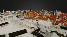 Vana Narva makett faro, sony, estonia, photogrammetry, model, narva