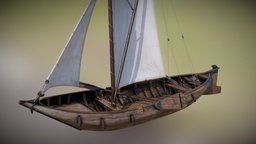 Hoogaars fish, wind, small, sail, lake, vintage, big, craft, ocean, water, old, traditional, ageofsail, ship, wood, sea, boat