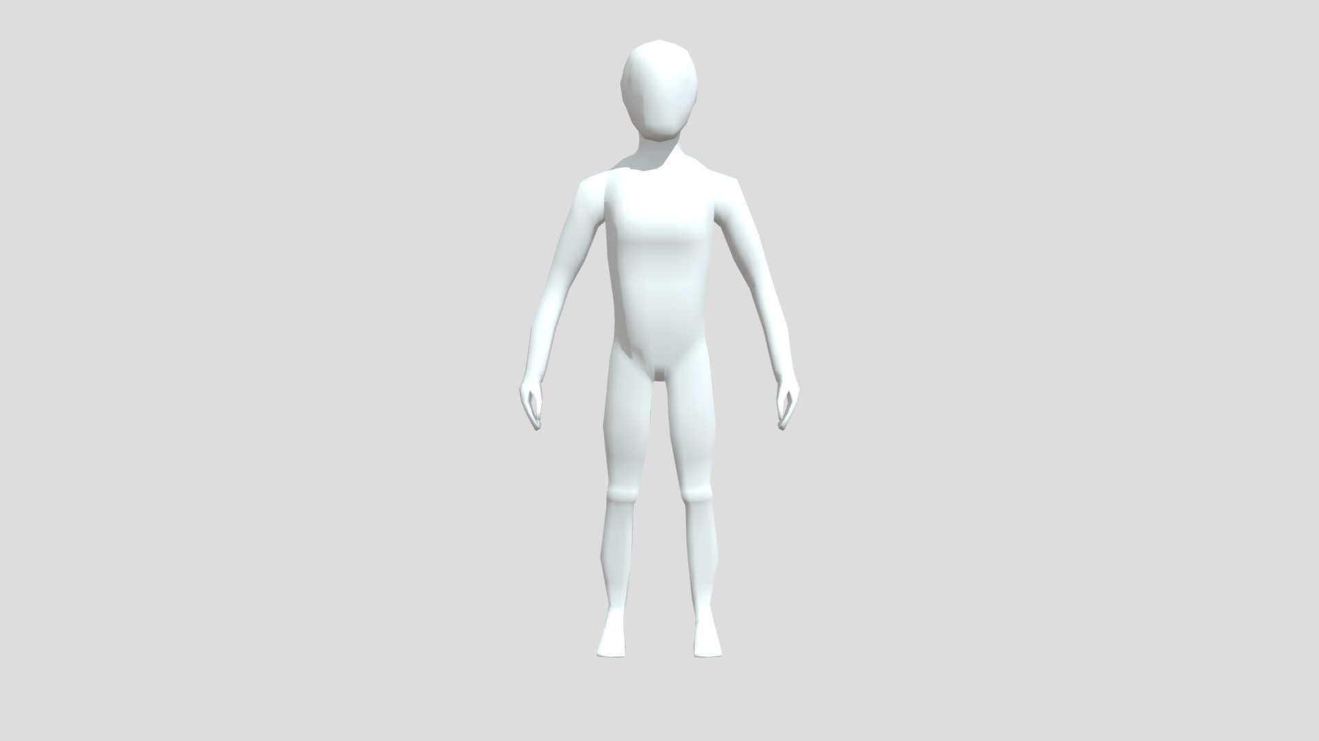 This Character don't have bone - Character Mannequin - Download Free 3D model by muh.nurzidan 3d model