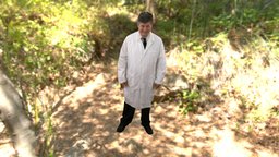 William Pedersen scientist, labcoat, human, male